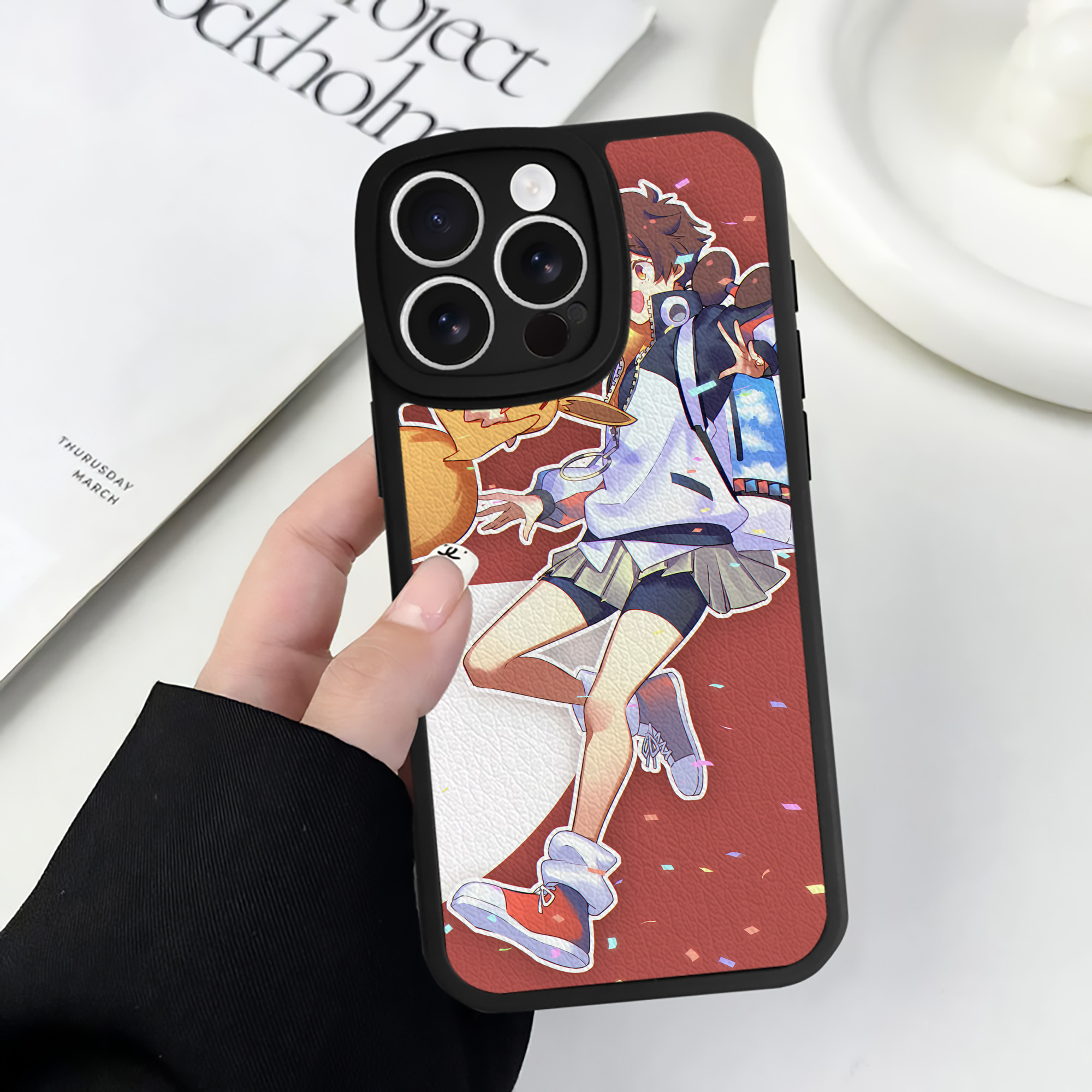（画像用） ポケットモンスター Pokémon 【iPhone 16シリーズ対応】シリコンスマホケース（レザー調） 材質：シリコン